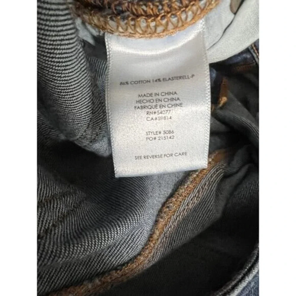 CAbi Jeans New Crop Womens Sz 6‎ Blue Cotton Blend Medium Wash Style 5086